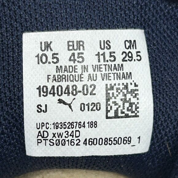 Puma Legacy MM Men's 11.5 Navy Blue Basketball Shoes 194048-02 Athletic Sports - Picture 9 of 9